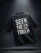 Seek The Truth Oversized Tee | 260 GSM | Purposestore
