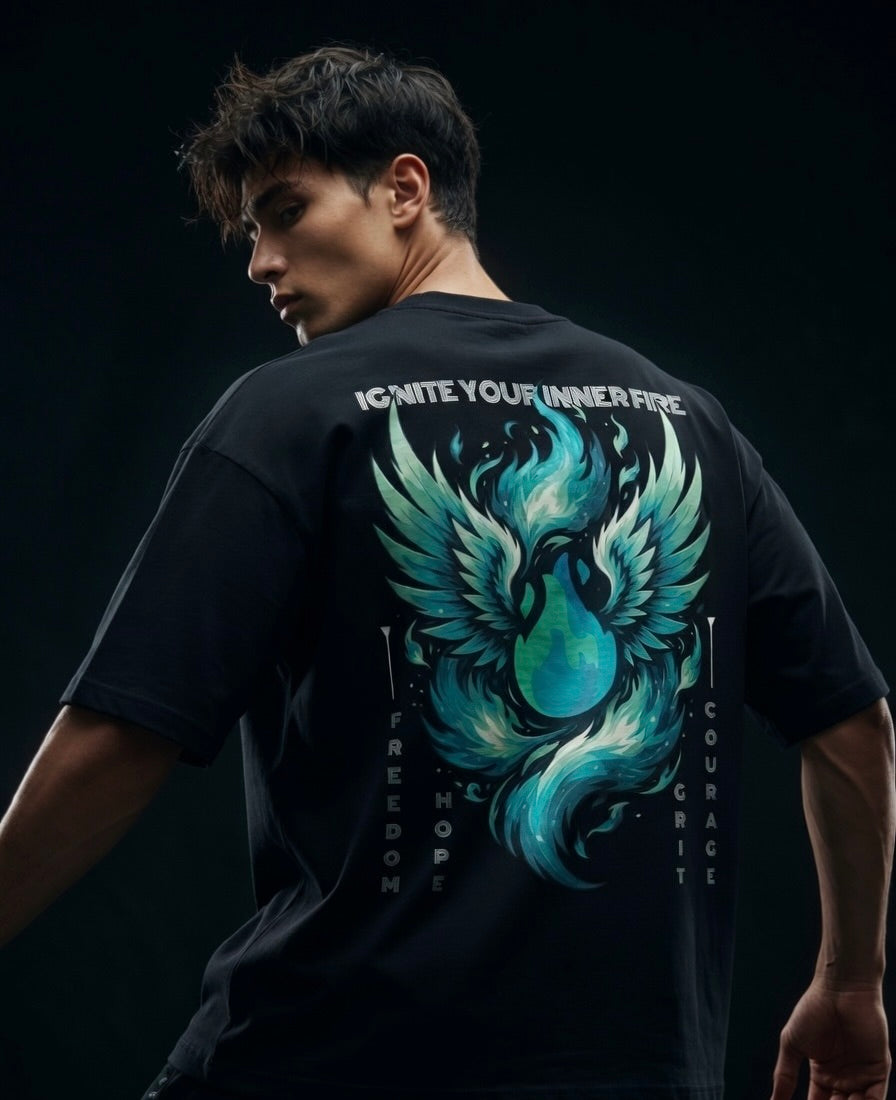Purpose Flame Oversized Tee | Official Edition | 240 GSM | Purposestore