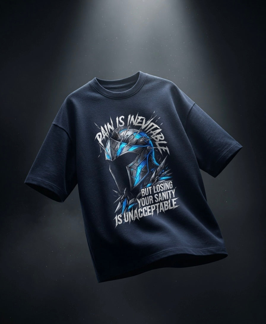 Pain Is Inevitable Oversized Tee | 260 GSM | Purposestore