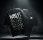 Wolf Mode Acid Washed Oversized Tee | Premium Edition | 260 GSM | Purposestore