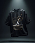 Man of Steel Dreams Oversized Tee | 260 GSM  | Purposestore